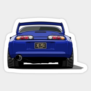 Supras back Sticker